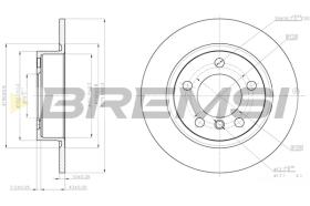 Bremsi CD8123S - DISCO DE FRENO | BRAKE DISCS