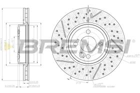 Bremsi CD8126V - DISCO DE FRENO | BRAKE DISCS