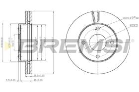 Bremsi CD8134V - DISCO DE FRENO | BRAKE DISCS