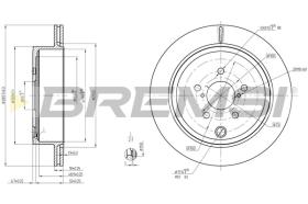 Bremsi CD8141V - DISCO DE FRENO | BRAKE DISCS