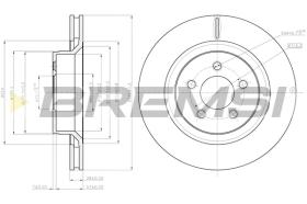 Bremsi CD8145V - DISCO DE FRENO | BRAKE DISCS