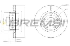 Bremsi CD8151V - DISCO DE FRENO | BRAKE DISCS