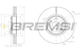 Bremsi CD8152V - DISCO DE FRENO | BRAKE DISCS