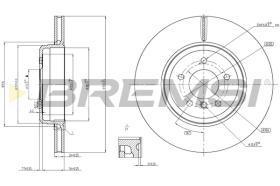 Bremsi CD8154V - DISCO DE FRENO | BRAKE DISCS