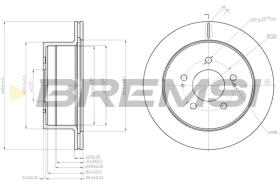 Bremsi CD8170V - DISCO DE FRENO | BRAKE DISCS