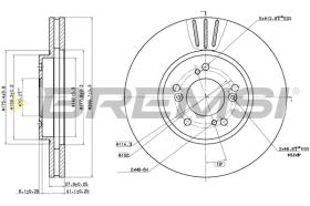 Bremsi CD8175V - DISCO DE FRENO | BRAKE DISCS