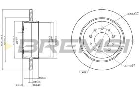 Bremsi CD8179S - DISCO DE FRENO | BRAKE DISCS