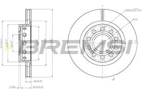 Bremsi CD8181V - DISCO DE FRENO | BRAKE DISCS
