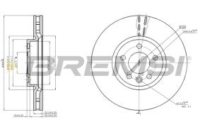 Bremsi CD8182V - DISCO DE FRENO | BRAKE DISCS