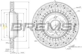 Bremsi CD8183V - DISCO DE FRENO | BRAKE DISCS