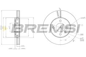 Bremsi CD8184V - DISCO DE FRENO | BRAKE DISCS