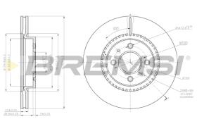 Bremsi CD8186V - DISCO DE FRENO | BRAKE DISCS