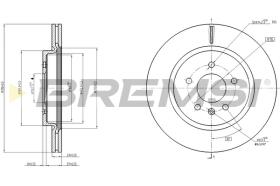 Bremsi CD8188V - DISCO DE FRENO | BRAKE DISCS
