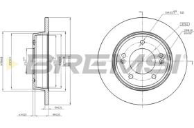 Bremsi CD8193S - DISCO DE FRENO | BRAKE DISCS