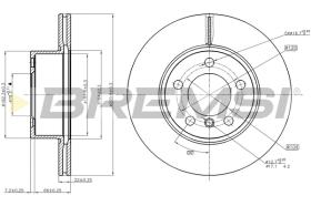 Bremsi CD8195V - DISCO DE FRENO | BRAKE DISCS