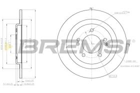 Bremsi CD8200S - DISCO DE FRENO | BRAKE DISCS