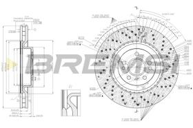 Bremsi CD8202V - DISCO DE FRENO | BRAKE DISCS