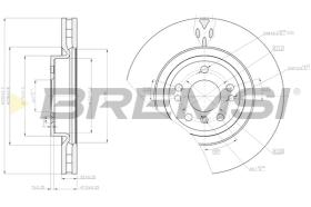 Bremsi CD8203V - DISCO DE FRENO | BRAKE DISCS