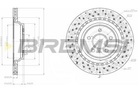 Bremsi CD8205V - DISCO DE FRENO | BRAKE DISCS