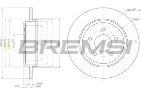 Bremsi CD8207S - BRAKE PADS