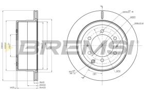 Bremsi CD8212V - DISCO DE FRENO | BRAKE DISCS