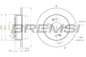 Bremsi CD8213S - DISCO DE FRENO | BRAKE DISCS