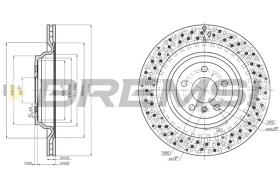 Bremsi CD8214V - DISCO DE FRENO | BRAKE DISCS