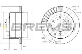 Bremsi CD8215V - DISCO DE FRENO | BRAKE DISCS