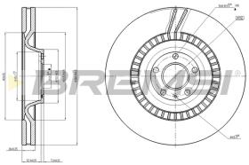 Bremsi CD8222V - DISCO DE FRENO | BRAKE DISCS