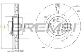 Bremsi CD8234V - DISCO DE FRENO | BRAKE DISCS