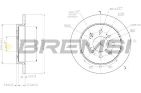 Bremsi CD8244S - DISCO DE FRENO | BRAKE DISCS