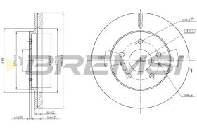 Bremsi CD8247V - DISCO DE FRENO | BRAKE DISCS