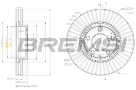 Bremsi CD8262V - DISCO DE FRENO | BRAKE DISCS