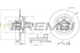 Bremsi CD8264S - DISCO DE FRENO | BRAKE DISCS
