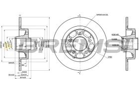 Bremsi CD8265S - DISCO DE FRENO | BRAKE DISCS