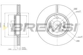 Bremsi CD8266V - DISCO DE FRENO | BRAKE DISCS