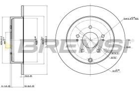 Bremsi CD8268S - DISCO DE FRENO | BRAKE DISCS