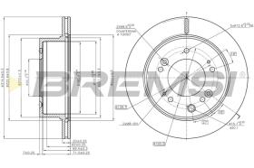 Bremsi CD8285V - DISCO DE FRENO | BRAKE DISCS
