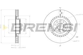 Bremsi CD8289V - DISCO DE FRENO | BRAKE DISCS