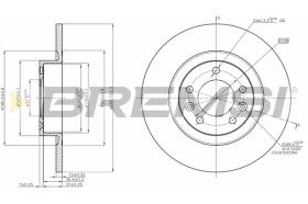 Bremsi CD8297S - DISCO DE FRENO | BRAKE DISCS