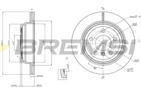 Bremsi CD8313V - DISCO DE FRENO | BRAKE DISCS