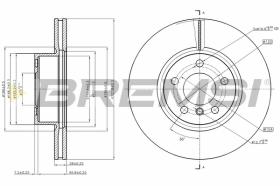 Bremsi CD8314V - DISCO DE FRENO | BRAKE DISCS