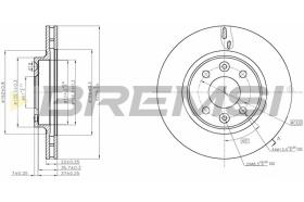 Bremsi CD8327V - DISCO DE FRENO | BRAKE DISCS