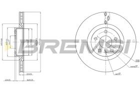 Bremsi CD8329V - DISCO DE FRENO | BRAKE DISCS