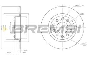 Bremsi CD8333S - DISCO DE FRENO | BRAKE DISCS