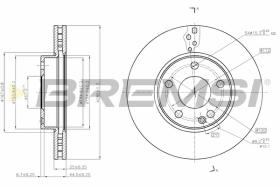 Bremsi CD8334V - DISCO DE FRENO | BRAKE DISCS