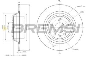Bremsi CD8338S - DISCO DE FRENO | BRAKE DISCS