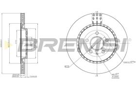 Bremsi CD8383V - DISCO DE FRENO | BRAKE DISCS