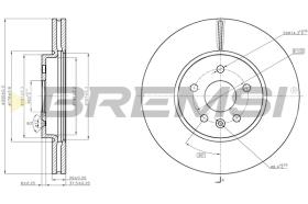 Bremsi CD8385V - DISCO DE FRENO | BRAKE DISCS