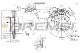 Bremsi CD8401V - DISCO DE FRENO | BRAKE DISCS